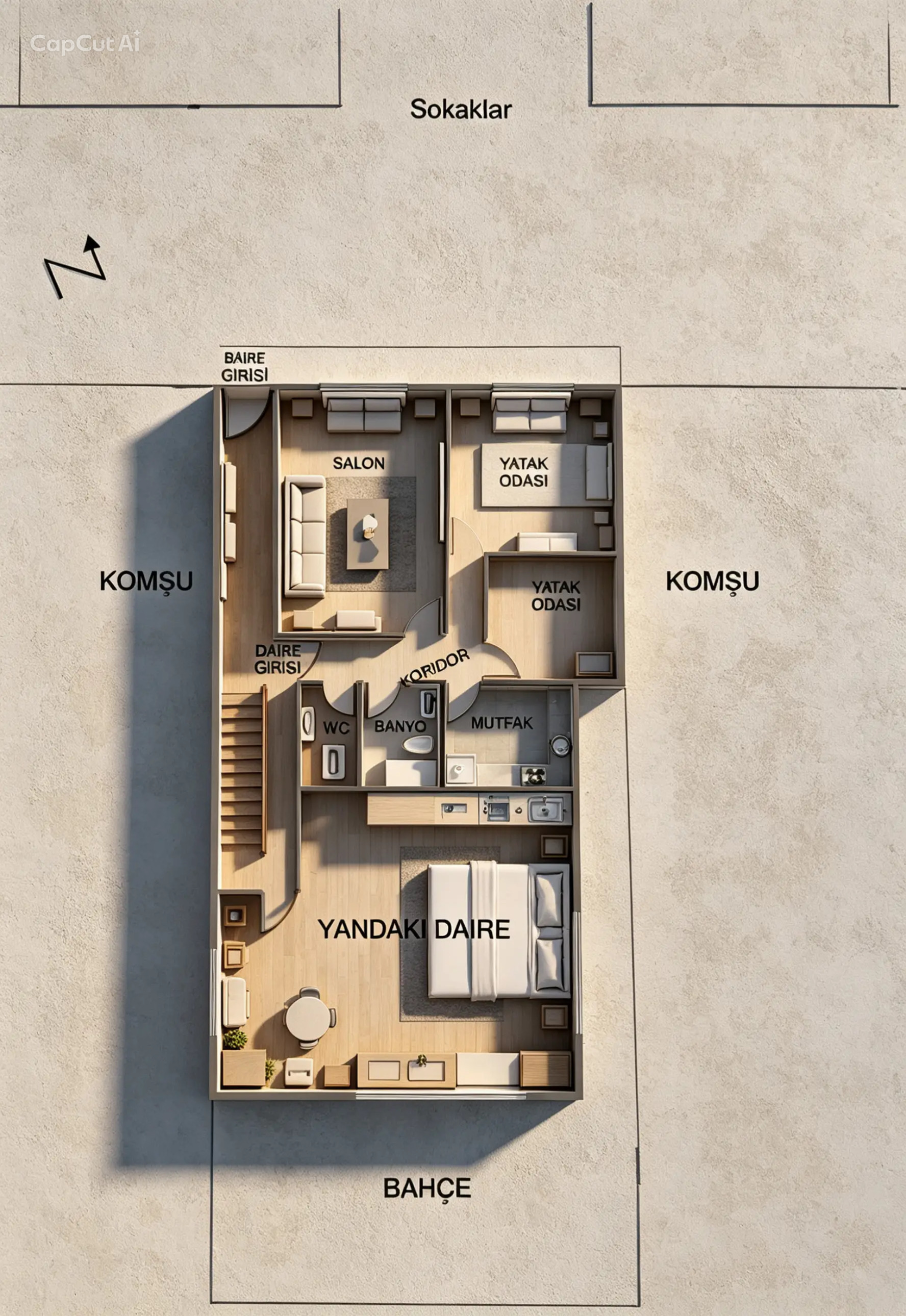 RamiYeni Mahalle’de Kat Mülkiyetli, Kiracılı, Düz Giriş 2+1 Daire - 26