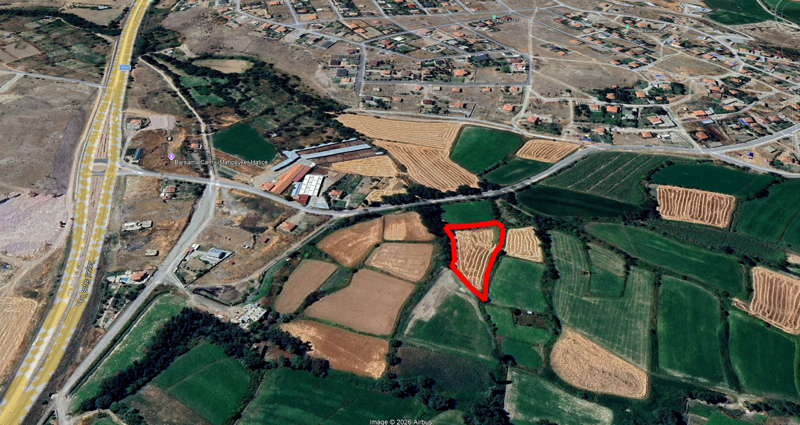BARSAMA'DA SATILIK 4,675 m2 TARLA - 4
