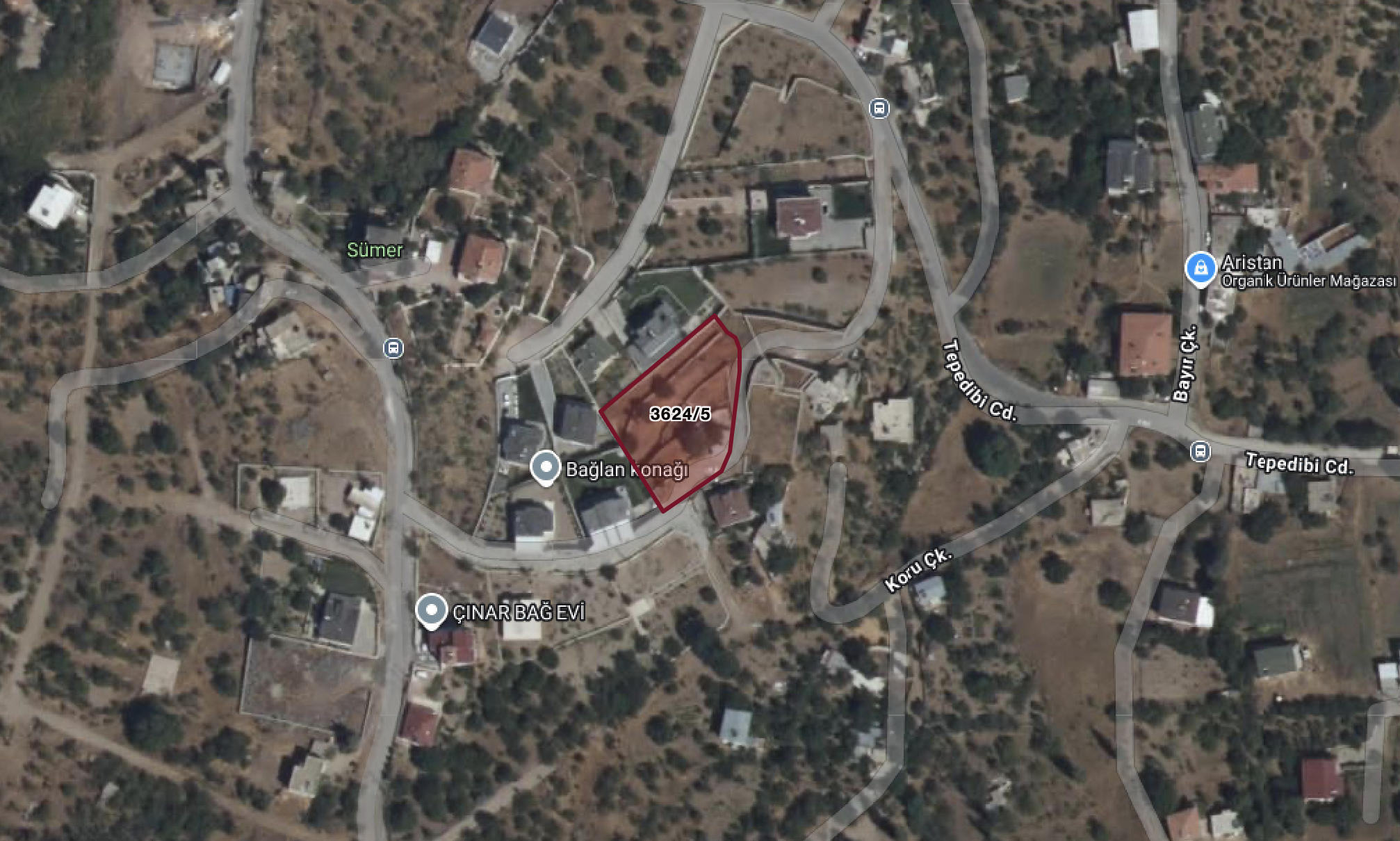 HACILAR AŞAĞI MH.DE 1750 M2 DUVARLARI ÖRÜLÜ KÖŞE VİLLA PARSELİ - 27