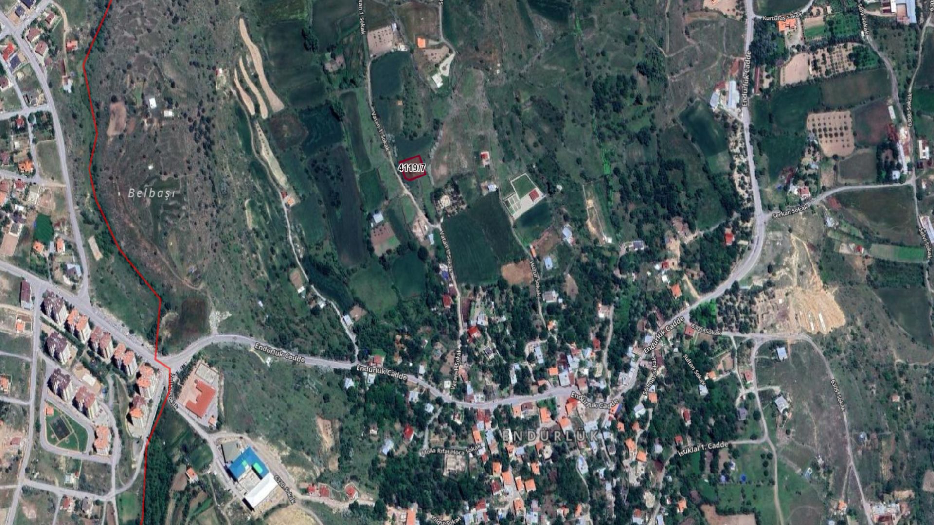 ENDÜRLÜK MAH. 'sinde VİLLA YAPIMINA UYGUN SATILIK KÖŞE PARSEL ! - 3