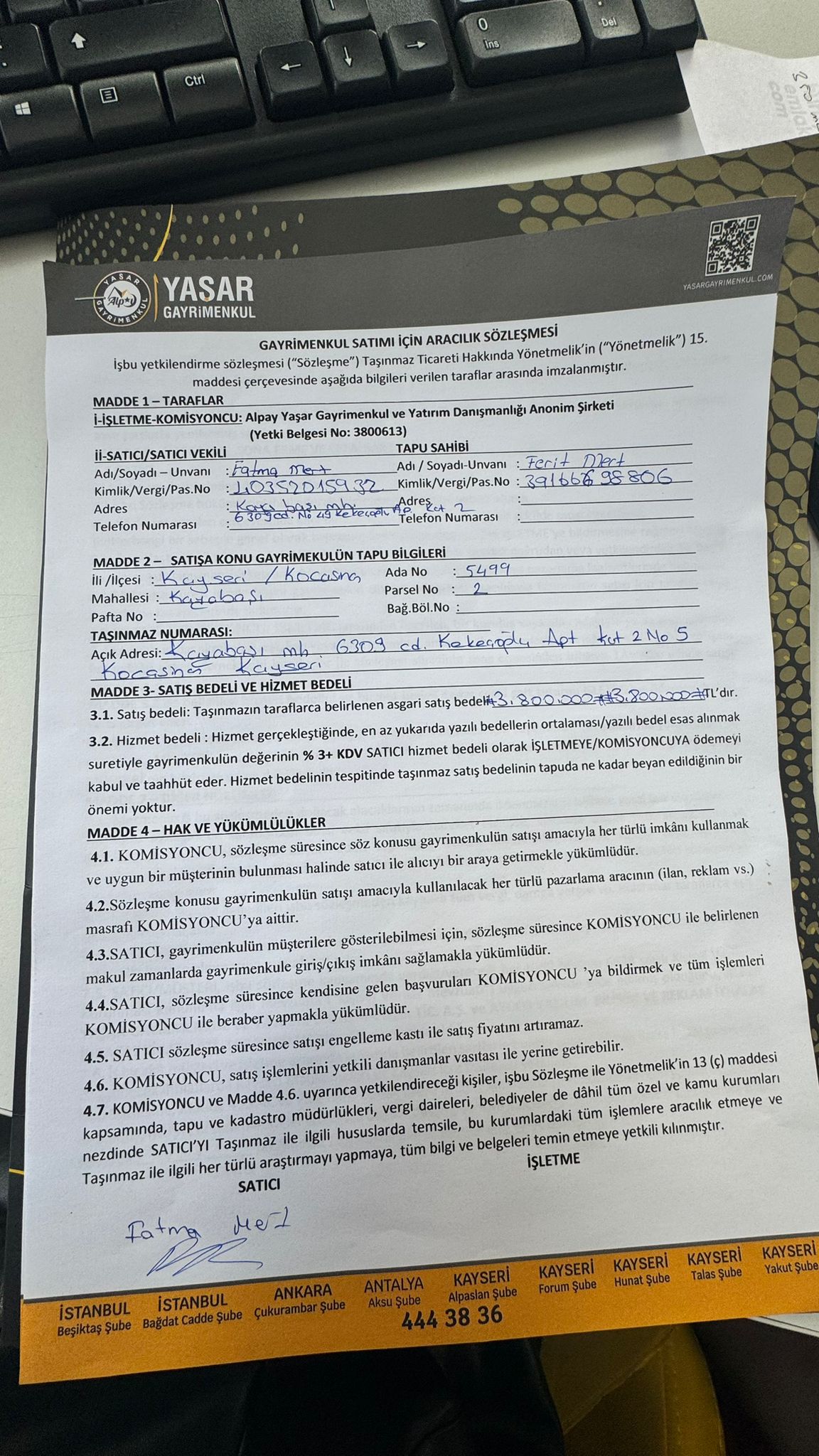 ARGINCIK'DA  YATAY MİMARİ  ACİL 3+1 SATILIK DAİRE - 15