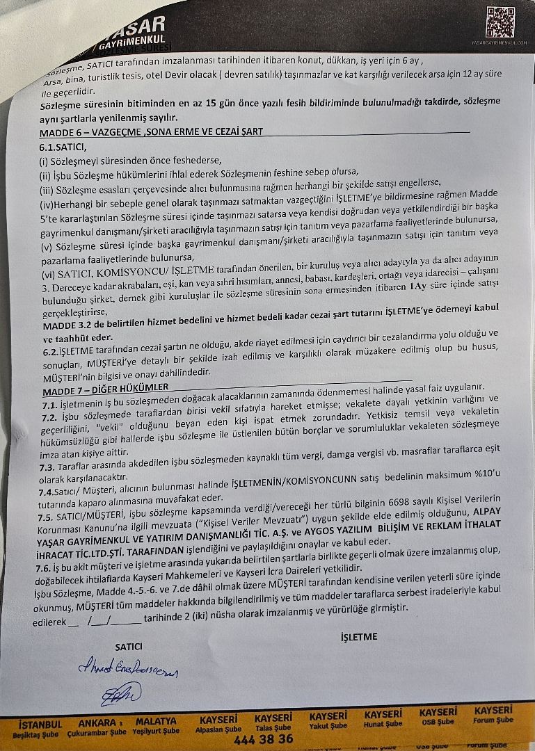 YEŞİLHİSAR MAHMUDİYE BÖLGESİNDE SATILIK SULU TARLA - 10