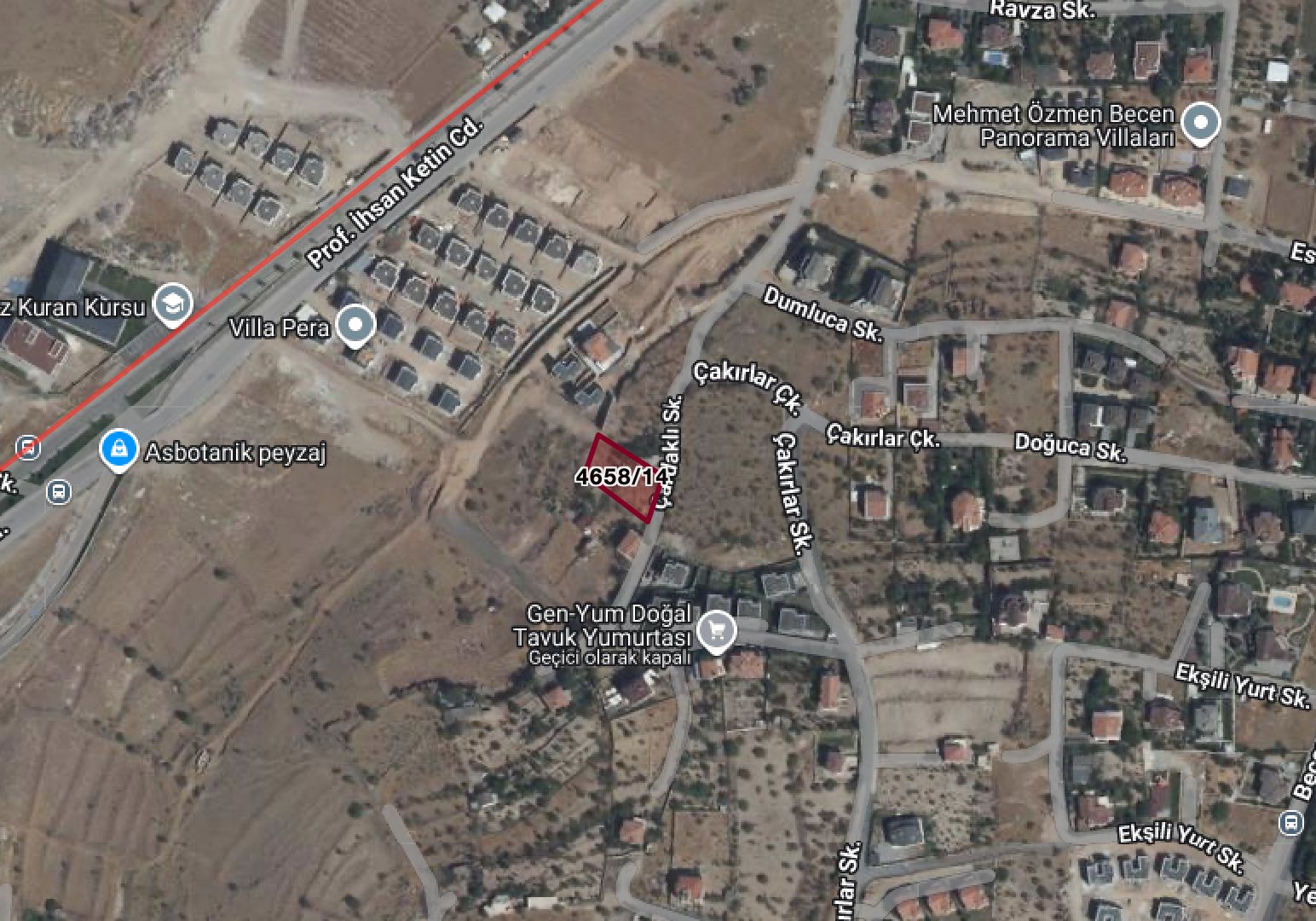 BECEN’DE 1043 m² TEMİZ VİLLA PARSELİ | 2 ADET VİLLA YAPIMINA UYGUN - 2