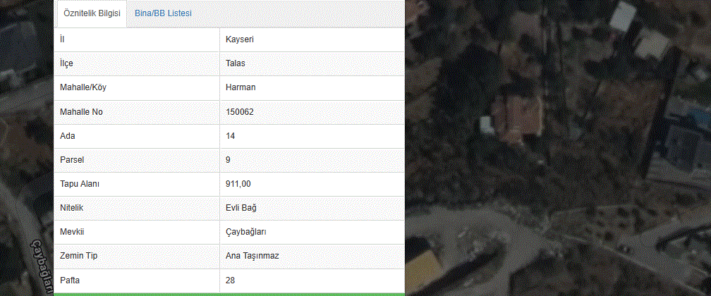 Yaşar Gyo İmar İçinde Satılık  1968 m² Arsa - 2