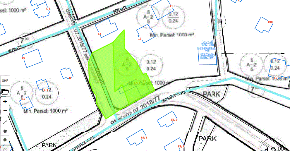 Yaşar Gyo İmar İçinde Satılık  1968 m² Arsa - 4