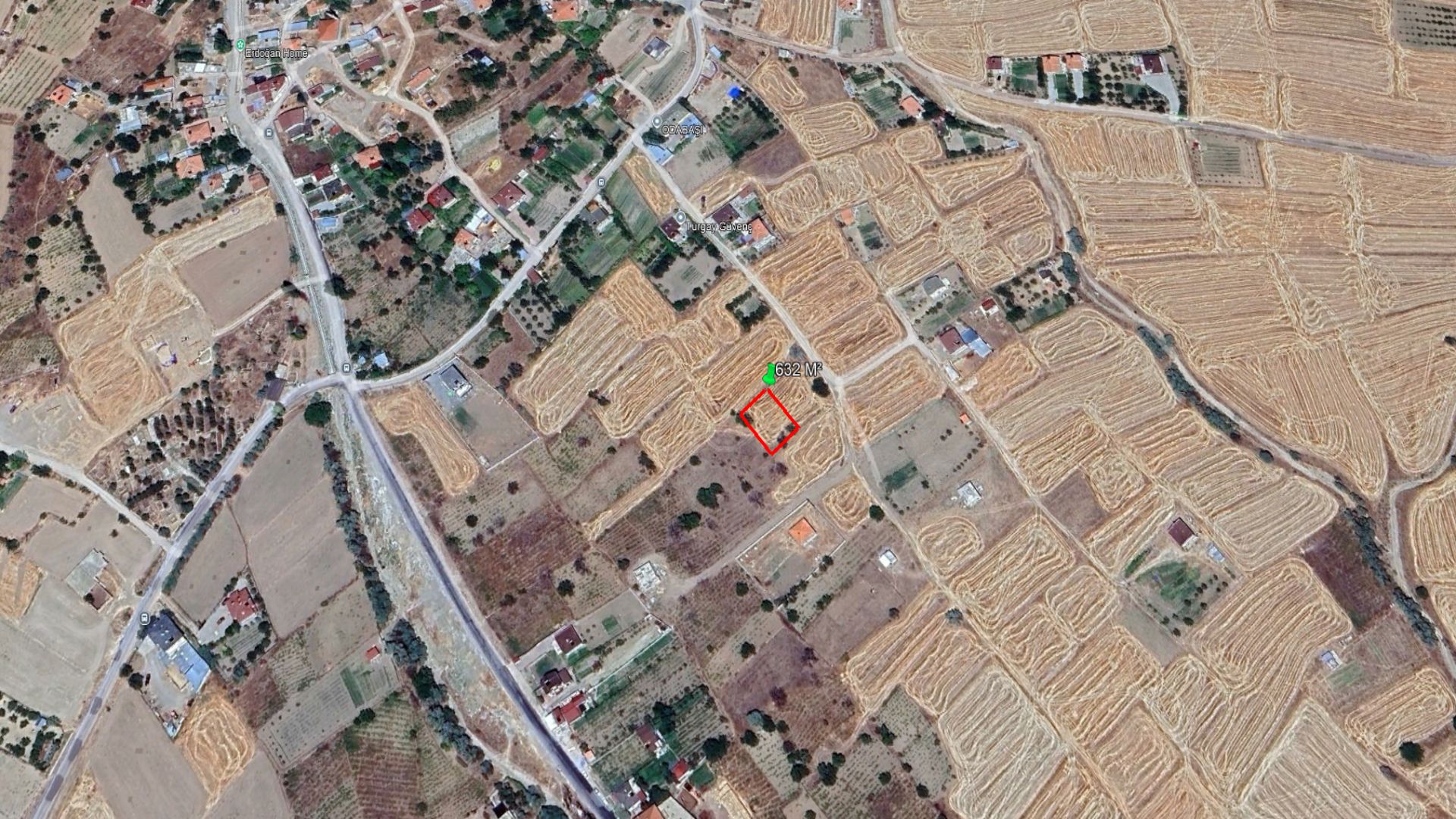 DORUKLU'DA YERLEŞİM YERİNE YAKIN SATILIK TARLA - 4