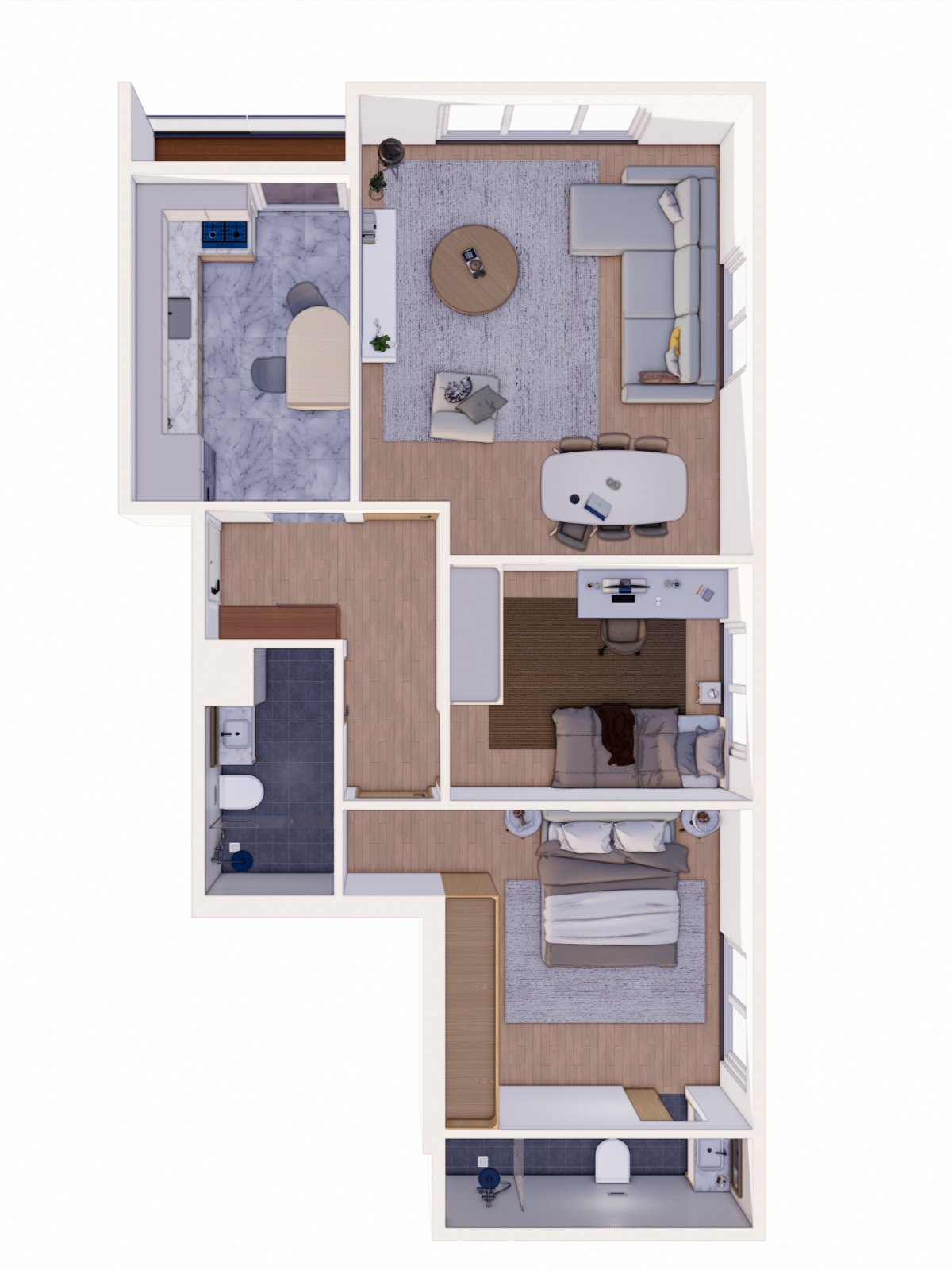 TÜCCARBAŞI KAT KARŞILIĞI ANLAŞMASI YAPILMIŞ DAİRE - 13