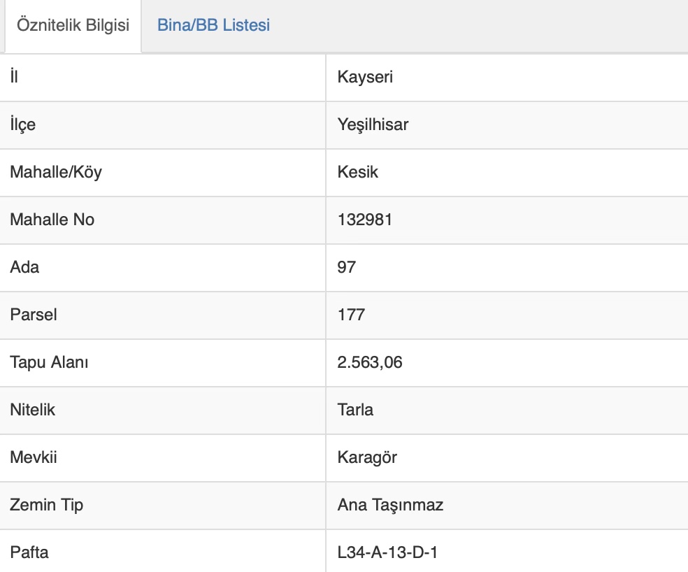 YEŞİLHİSAR KARACABEY'DE TEK TAPU 2563 M2 SATILIK ARSA - 2