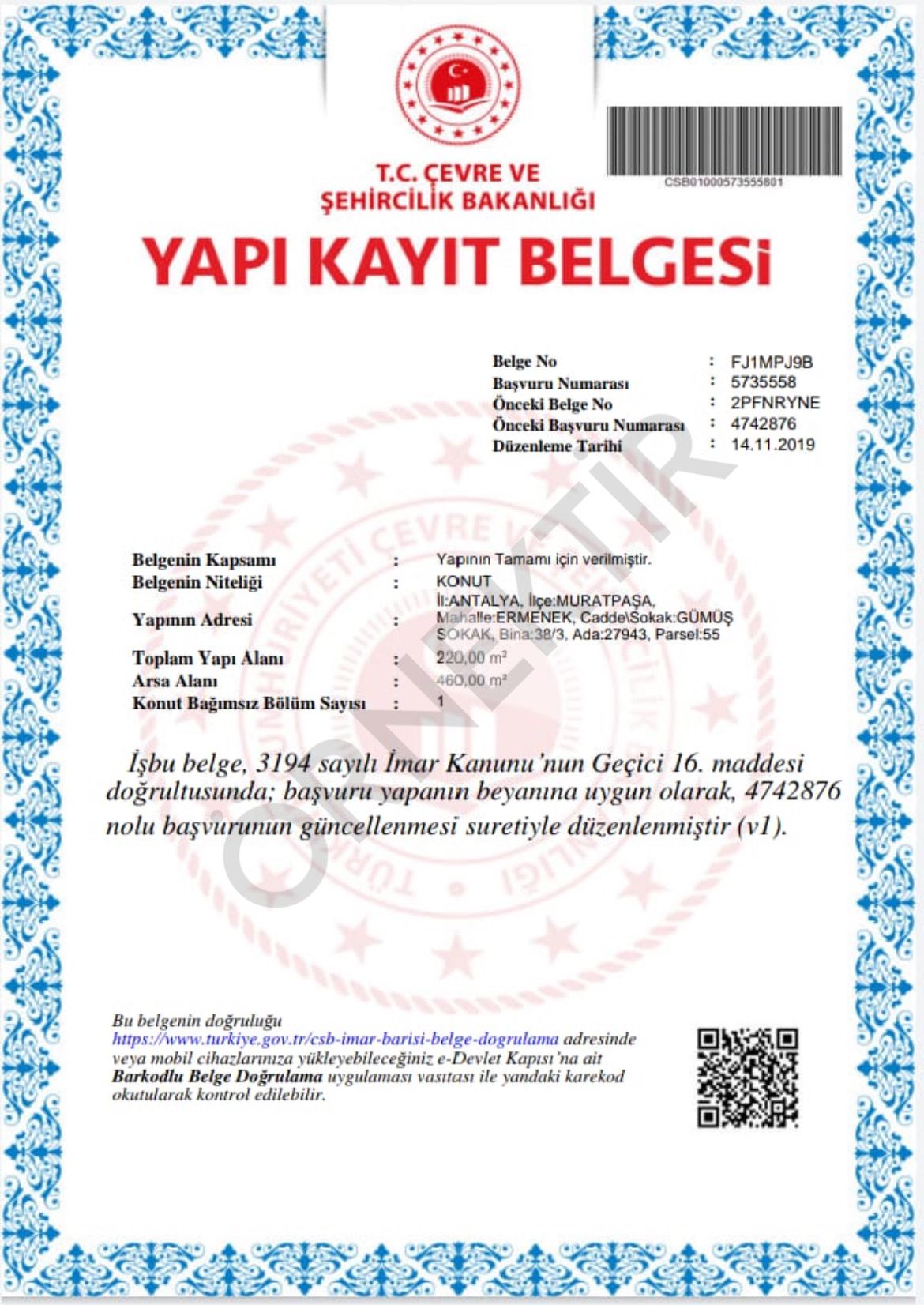 YAŞAR GYO ERMENEK KAVŞAĞI ÜZERİNDE 5+1 SATILIK DUBLEX VİLLA - 16