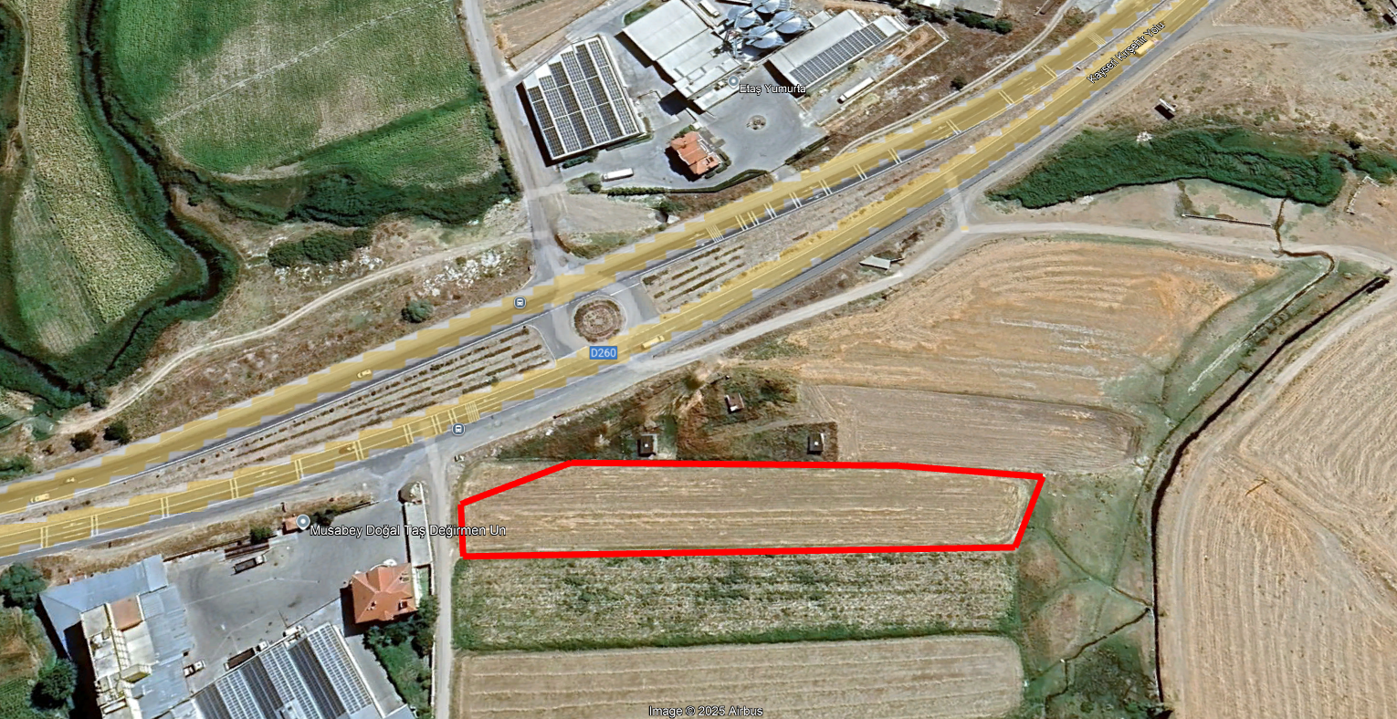 KAYSERİ KOCASİNAN BEYDEĞİRMENİ  5.293 m² YOL CEPHESİNE YAKIN TARLA - 4