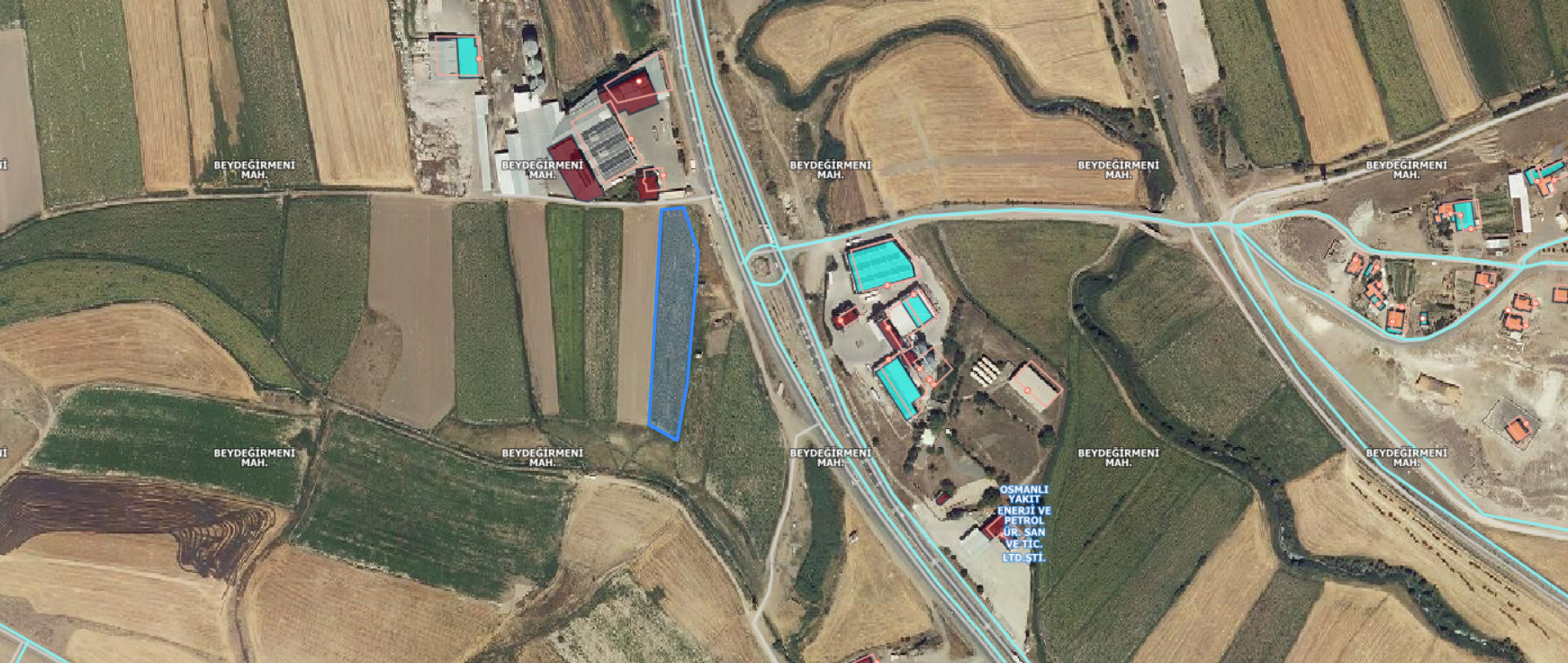 KAYSERİ KOCASİNAN BEYDEĞİRMENİ  5.293 m² YOL CEPHESİNE YAKIN TARLA - 3