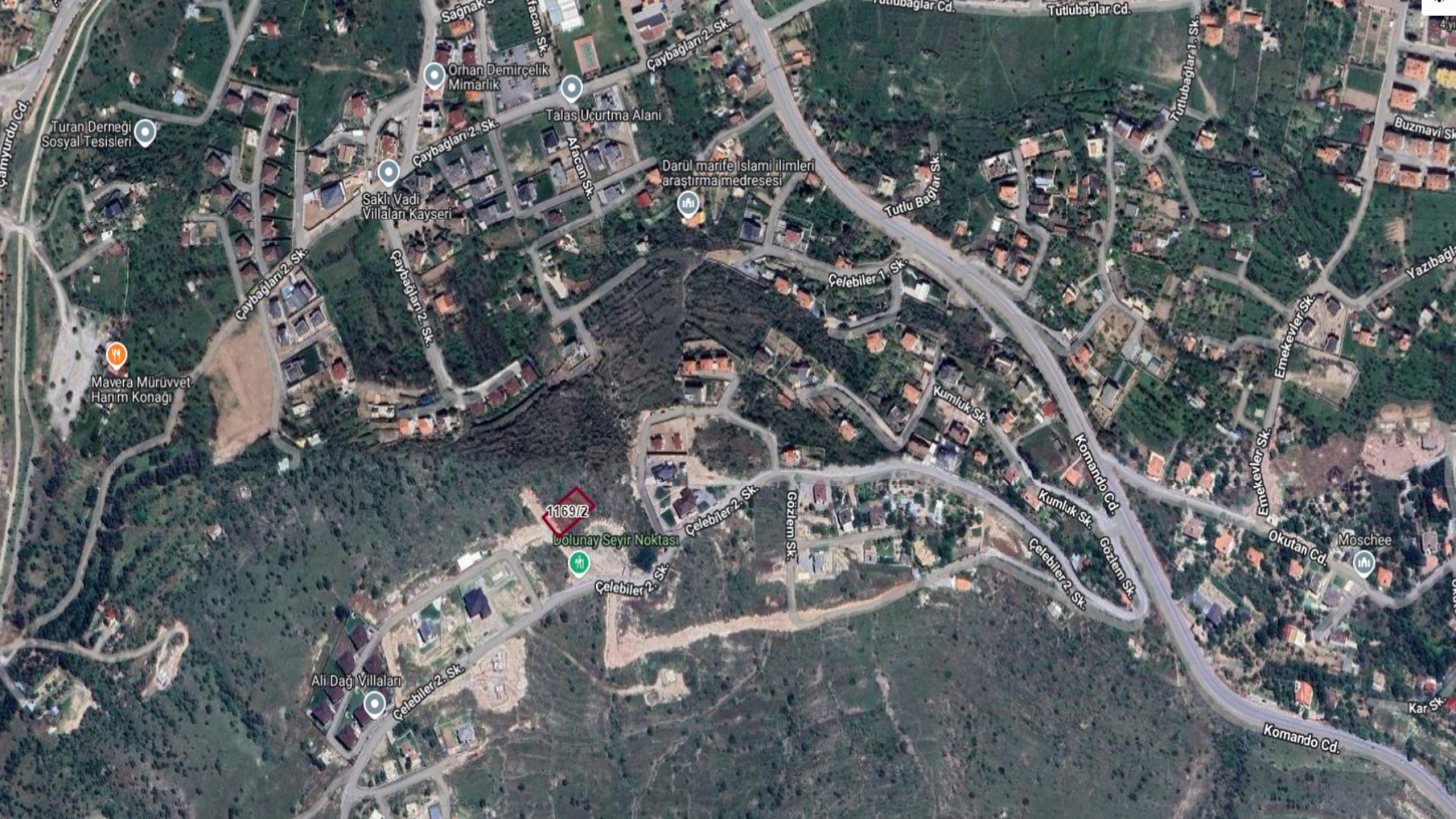 ALİ DAĞ ETEKLERİNDE PANORAMİK MANZARALI VİLLA PARSELİ